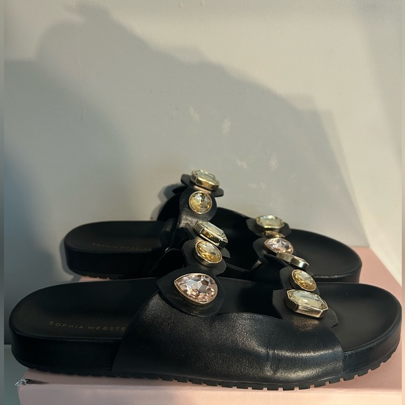 Sophia Webster Ritzy Black Jeweled sandals - Picture 11 of 15